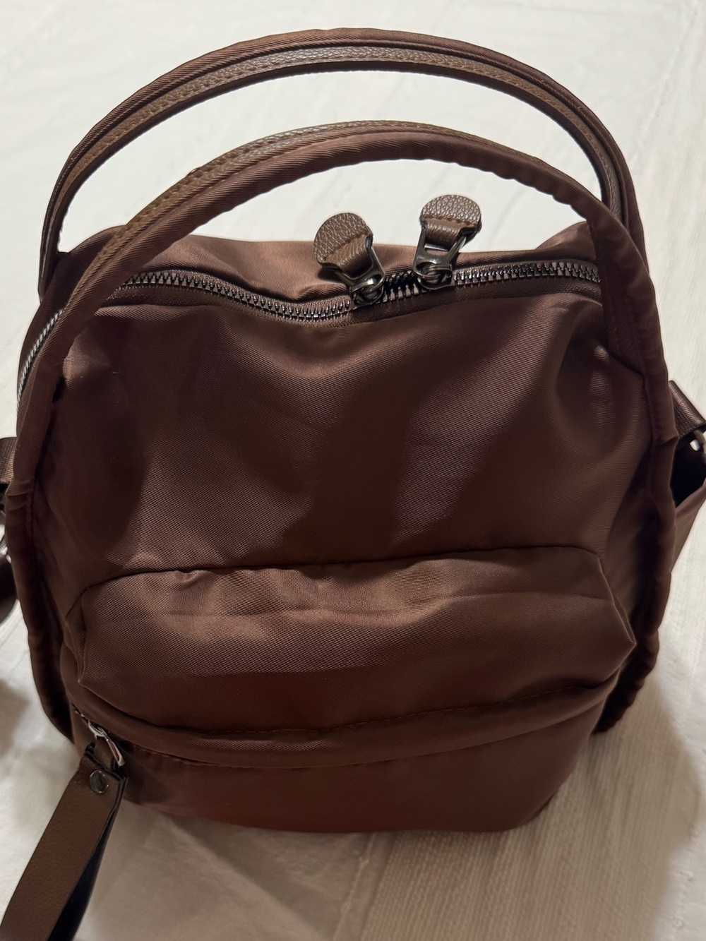 Women’s Brown Backpack/bag, gently used, very good condition, pet & smoke free